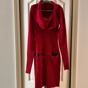 Xxs Red BCX Sweater Dress